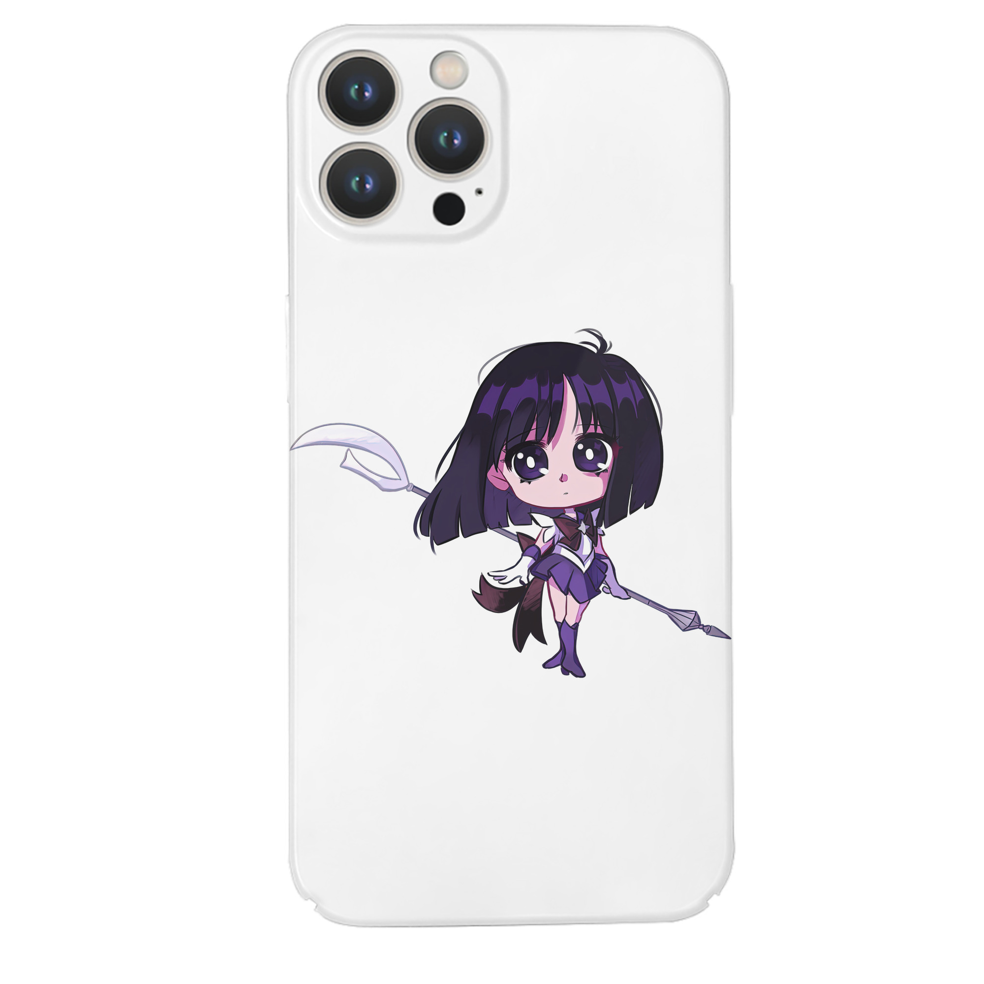 （画像用） 美少女戦士セーラームーン 土萠ほたる Sailor Moon Tomoe Hotaru （セーラーサターン；Sailor Saturn） 【iPhone 14シリーズ対応】ハードケース